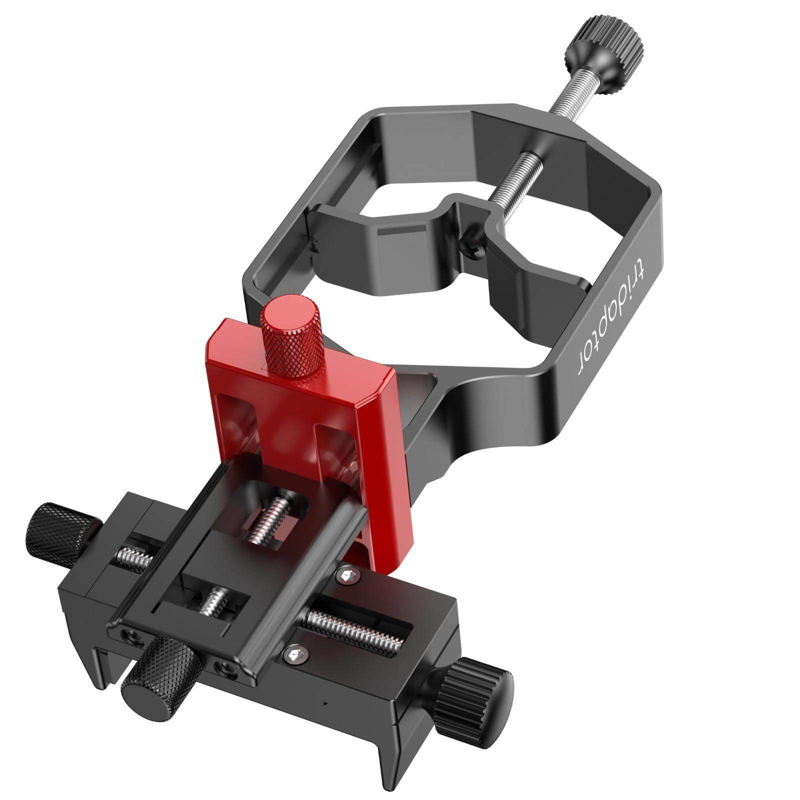 XYZ天文望远镜三轴金属手机支架适配器观鸟摄影显微镜金属手机夹