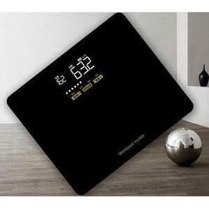 韦乐雅斯电子秤精准充电玻璃身高电子称减肥高精度耐用体重秤智能
