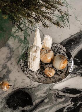 中世纪风格创意家居装饰客厅入口电视柜桌面装饰样板间餐桌咖啡桌