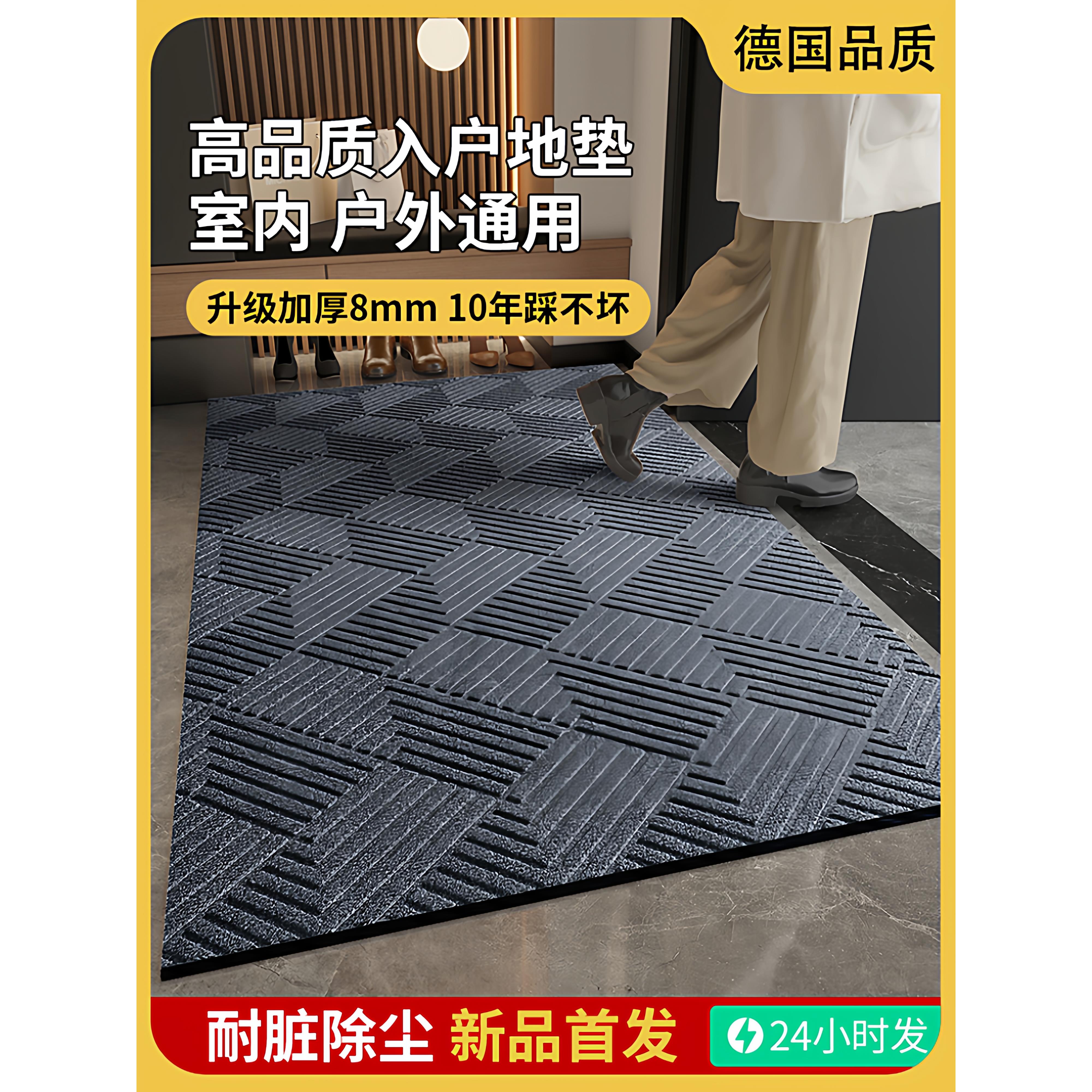 德国新款入户地垫大门口进门脚垫家用轻奢高级门外玄关毯耐脏除尘