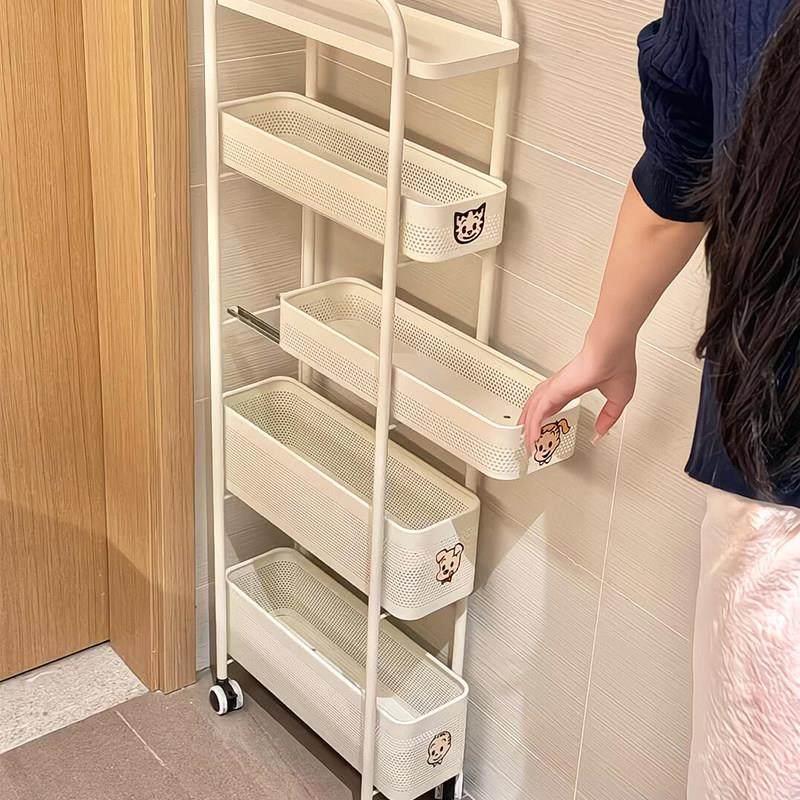 窄缝收纳柜可移动夹缝置物架抽屉式多功能多层储物推车卫生间厨房,收纳整理,整理架/置物架/收纳架,淘宝优惠券,粉丝福利购,淘宝优惠卷