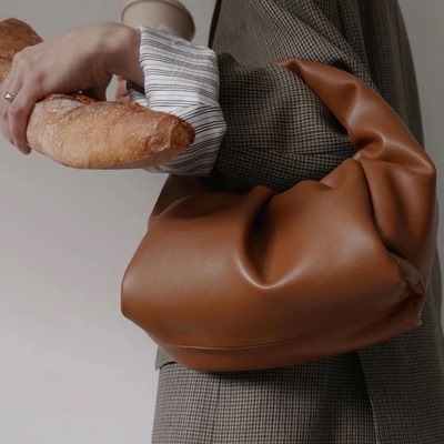 BobOre云朵包牛剖层革小众设计