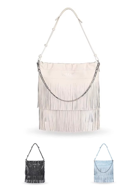 【蒋依依同款】Bob Ore包宝澜 Harper竖琴流苏包可单肩斜挎流浪包