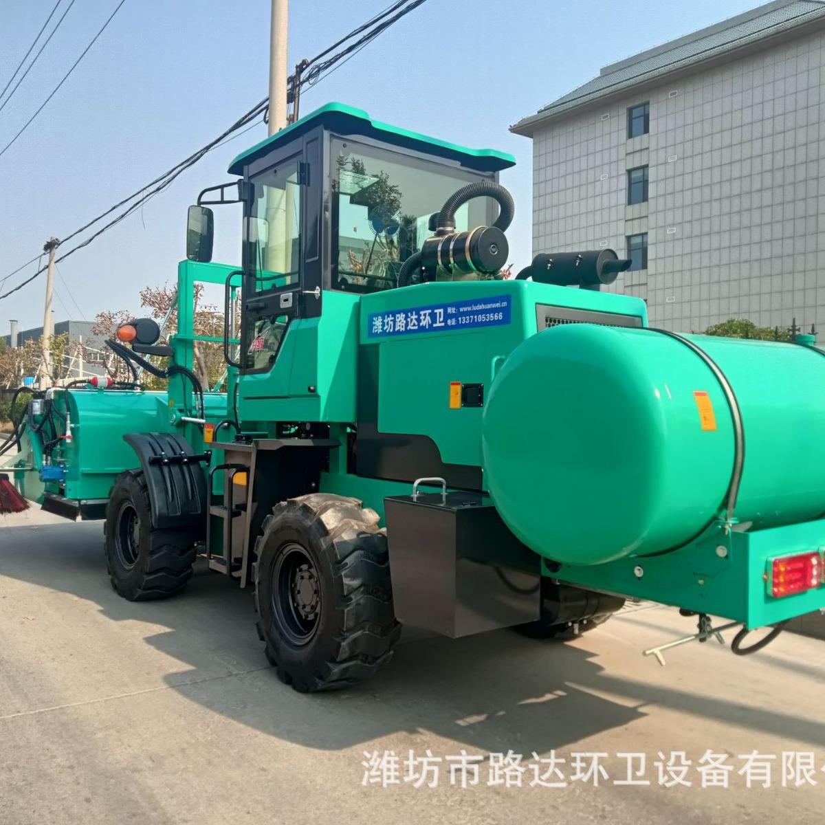 工程施工清扫车大型驾驶式扫地车多功能道路泥块沙石清扫机