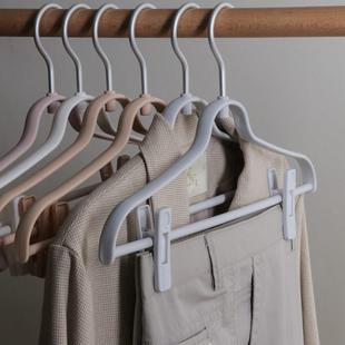 架挂衣架子晾衣服架 衣架家用无痕塑料衣撑衣挂钩多功能防滑裤