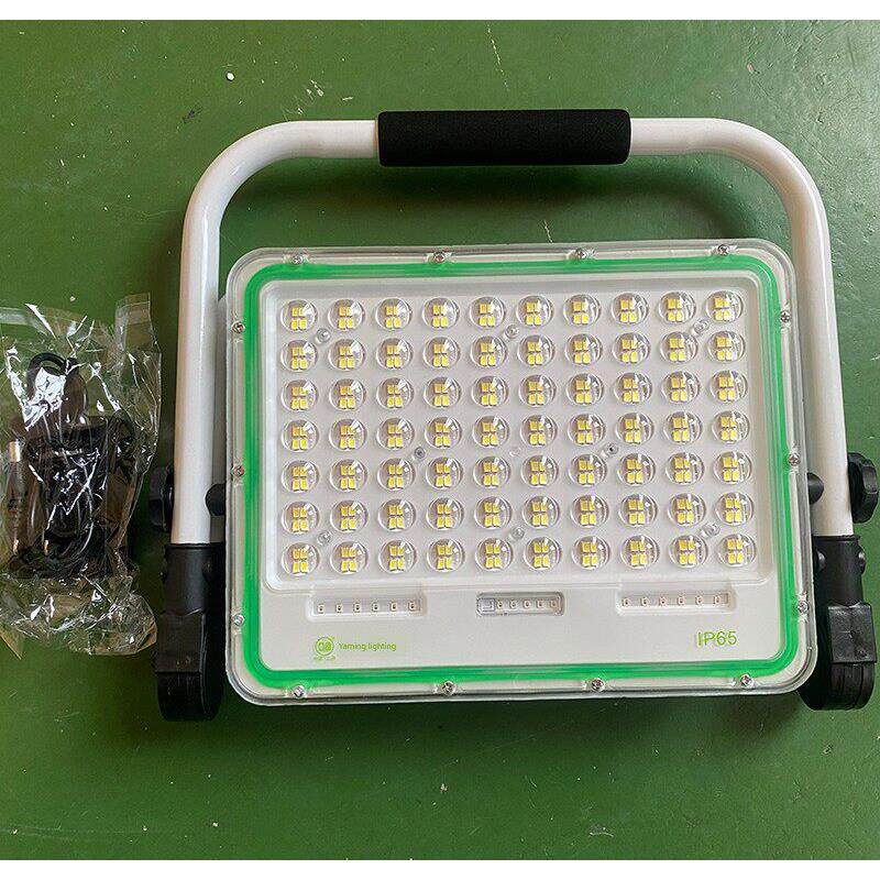 上海亚明可充电Led泛光灯超亮200W400W户外防水露营式夜间闪光钓