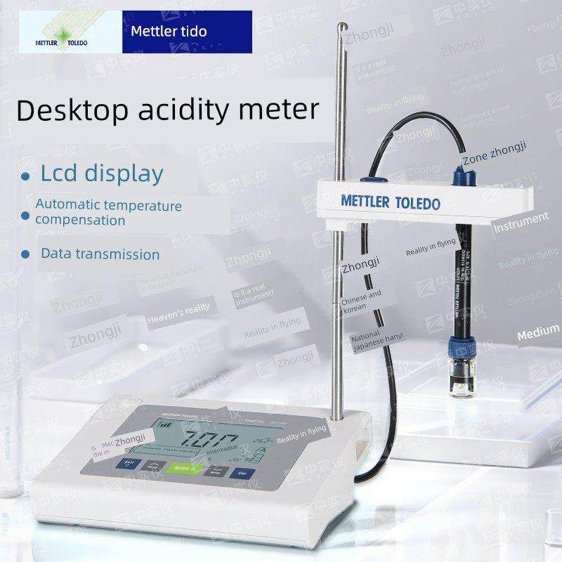 梅特勒-托莱多Ph计台式酸度计Fe28型酸度测试仪Ph缓冲Le438电极