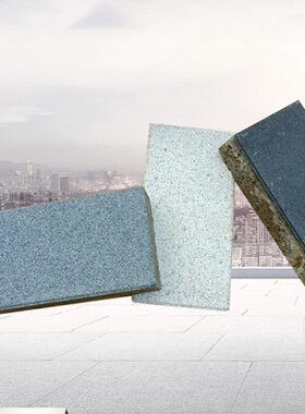 仿石材透水砖人行道砖 PC透水砖 300x600 200x600庭院水泥混