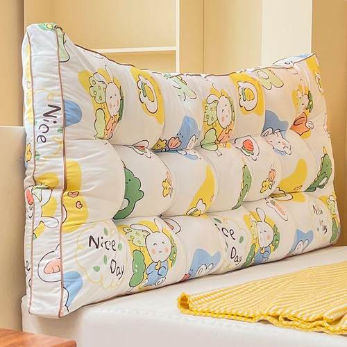 靠背床头靠垫软包卧室床上玩手机榻榻米沙发靠枕护腰加高绑带固定