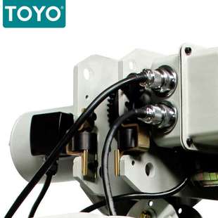 TOYO东洋 链条起重吊机 日本环链电动葫芦380V3吨 4米提升机运行式