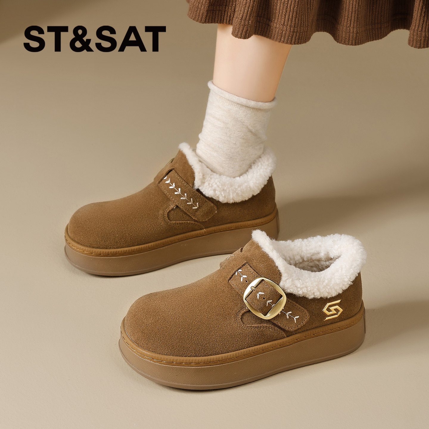 星期六全包勃肯鞋女2025春季新款