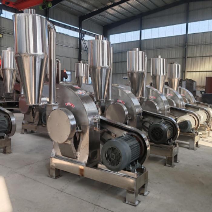 不锈钢中草药食品打粉机葡萄糖粉碎机锤式化工物料粉碎机