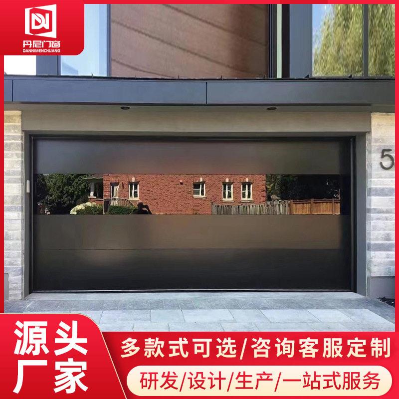 工厂直销小区车库抗风铝合金卷帘门铝型材电动卷闸门遥控卷帘门