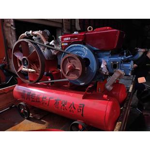 云南昆明W 5配百年常柴ZS1115手启动柴动活塞空压机