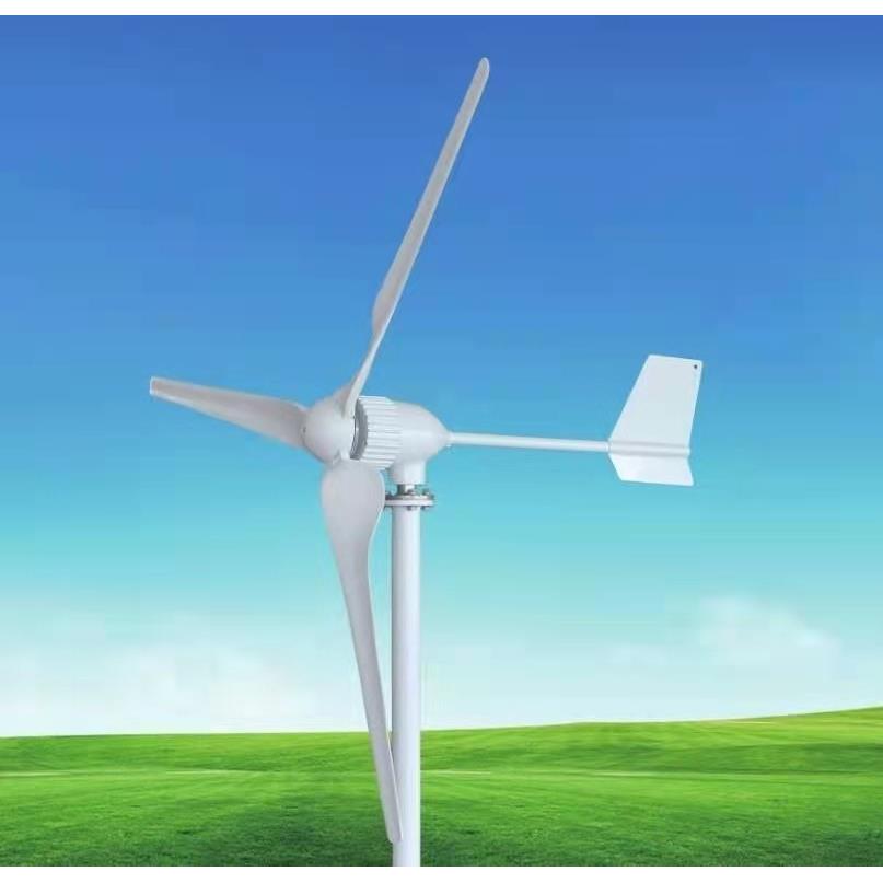 800W1000W小型风力发电机风光互补系统直流24V48V转220V家用户外