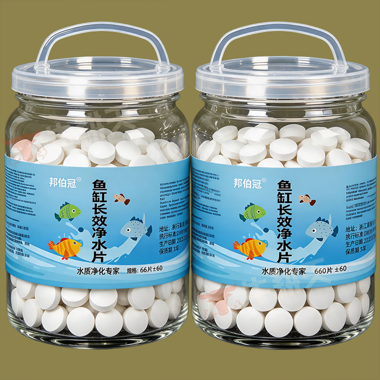 鱼缸净水片澄清水质呵护观赏鱼儿