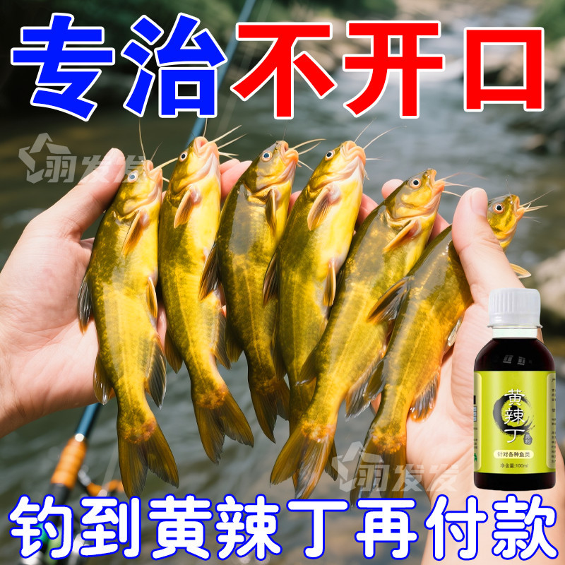 黄辣丁专用饵料浓腥聚鱼狂开口