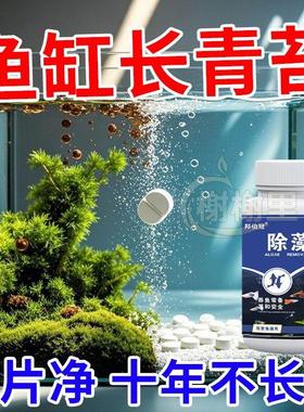 鱼缸除藻片绿藻青苔清除神器鱼缸除绿水褐藻丝藻黑藻鱼缸水垢克星