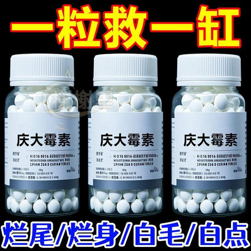 鱼病专用庆大霉素白点白毛掉磷