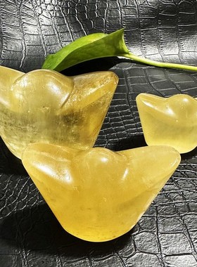 高档大小天然黄水晶元宝摆件客厅家居装饰品开业乔迁礼品招财进宝