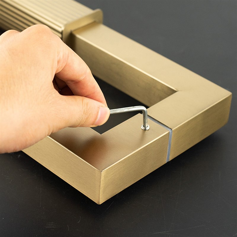 豪华玻璃门拉手高端木门有框门古铜钛金玫瑰金黑钛金不锈钢把手