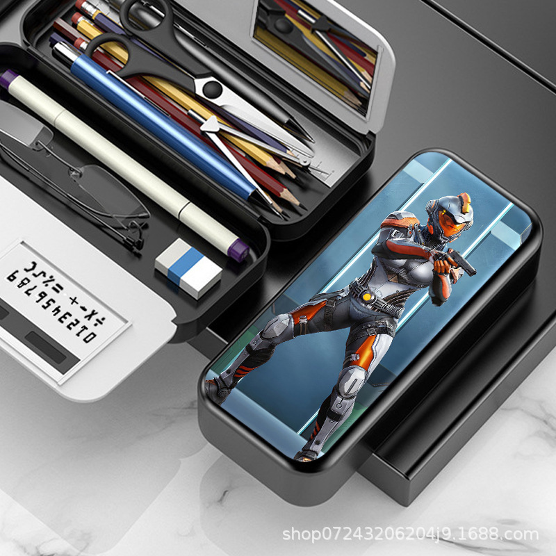 和平精英文具盒吃鸡中儿童小学生多功能笔盒男孩铅笔盒大容量笔袋