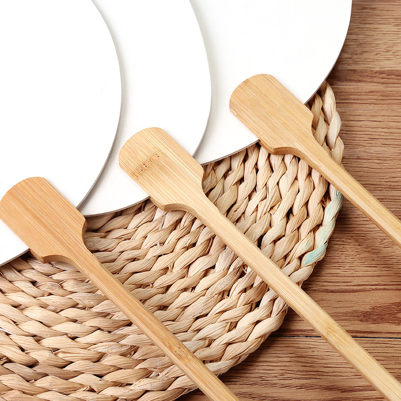 加厚空白宣纸团扇纸扇半生熟白色双面卡纸扇面手绘画扇子儿童diy,文具电教/文化用品/商务用品,宣纸,淘宝优惠券,粉丝福利购,淘宝优惠卷