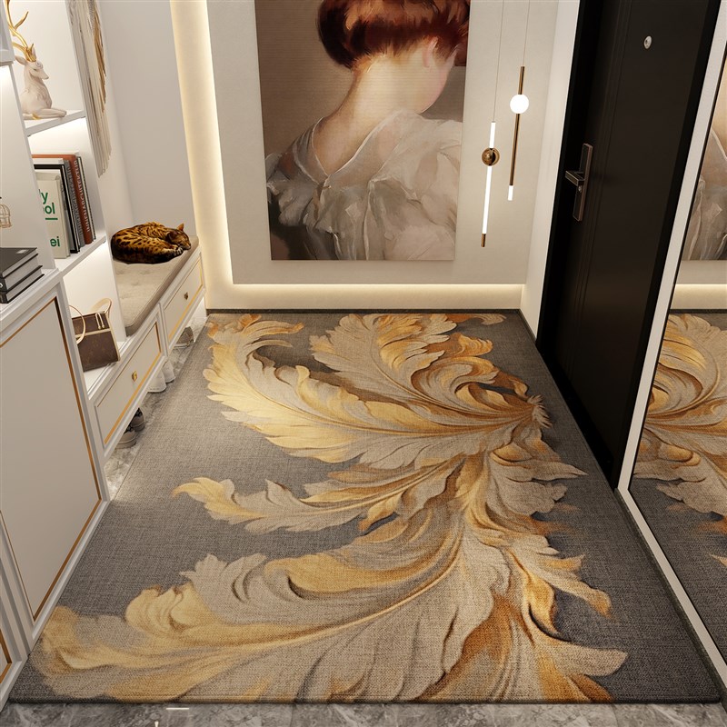 地垫入户门垫进门家用地毯客厅防滑高级玄关脚垫可裁剪大门口垫子