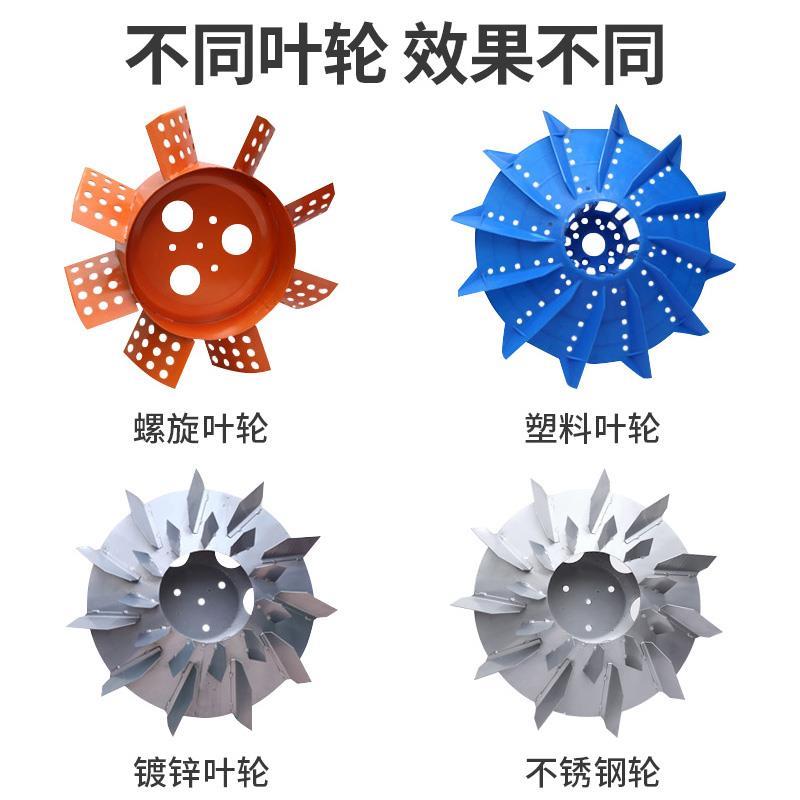 富地鱼塘增氧机叶轮式全自动大功率专用氧气泵变频大型养殖浮水泵