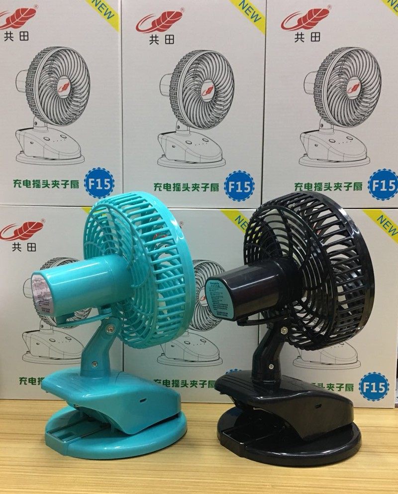 共田新品F15自动摇头大风力芭蕉扇USB夹子小风扇学生宿舍办公桌用,居家日用,迷你风扇,淘宝优惠券,粉丝福利购,淘宝优惠卷