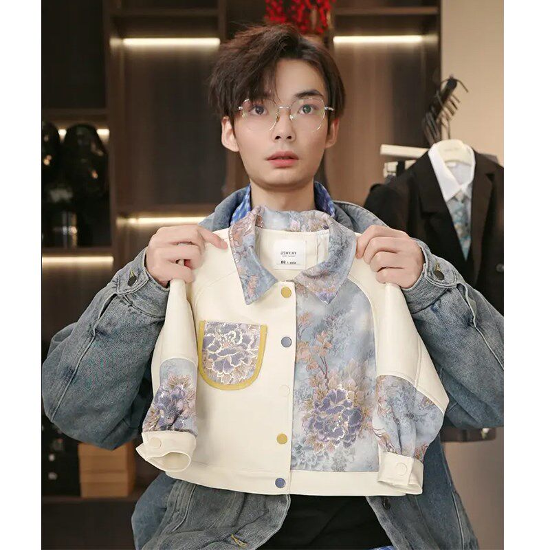 女童春装2025新款外套儿童洋气时髦皮衣夹克春秋款女孩网红上衣潮