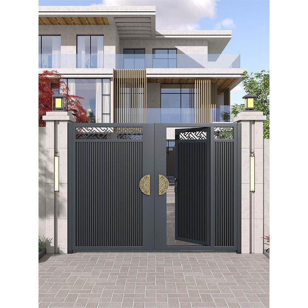 铁艺别墅庭院大门铝合金新中式农村自建房院子大门不锈钢户外大门,全屋定制,庭院门,淘宝优惠券,粉丝福利购,淘宝优惠卷