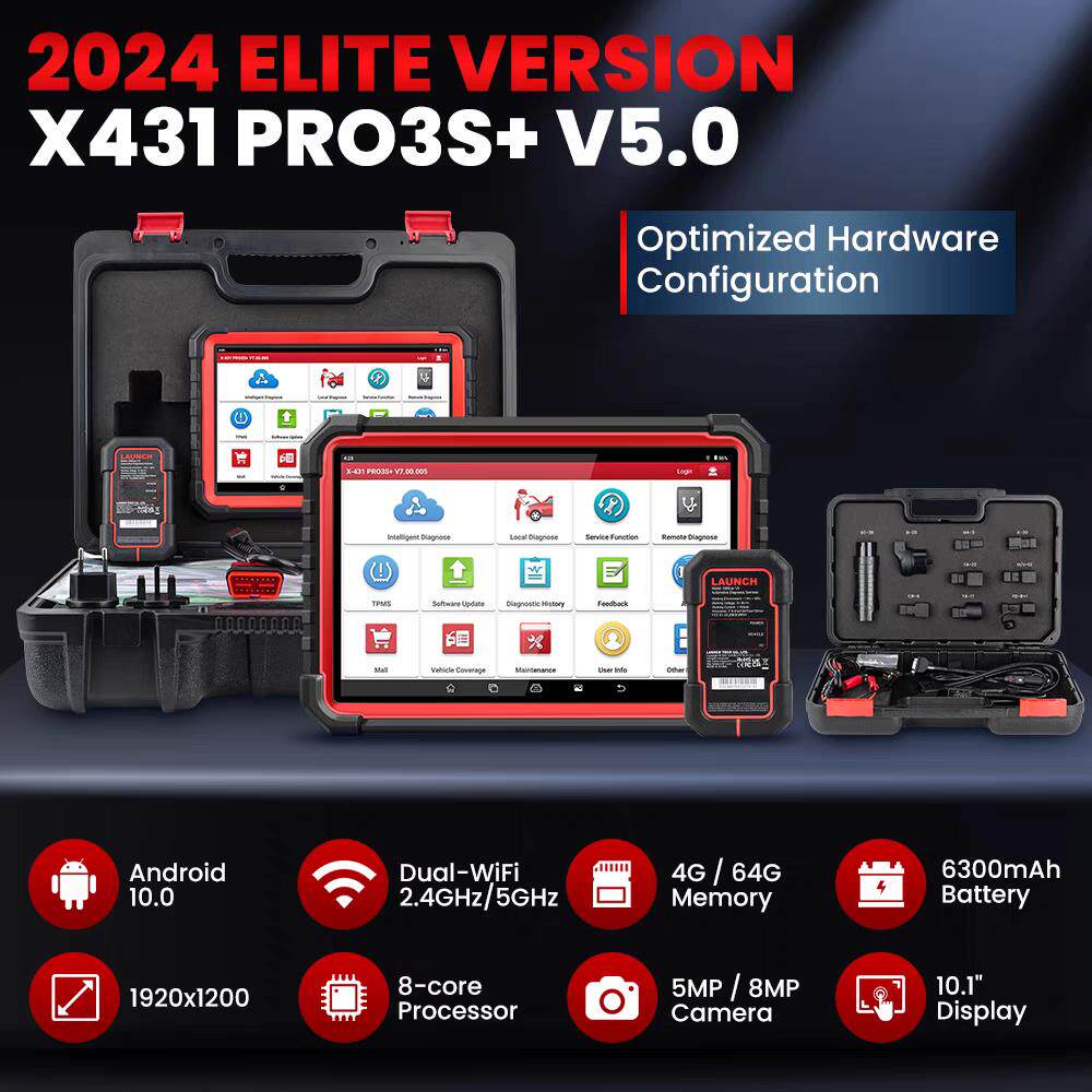 LAUNCH元征431PROSV5.0海外版汽车故障诊断仪元征431PAD5海外版