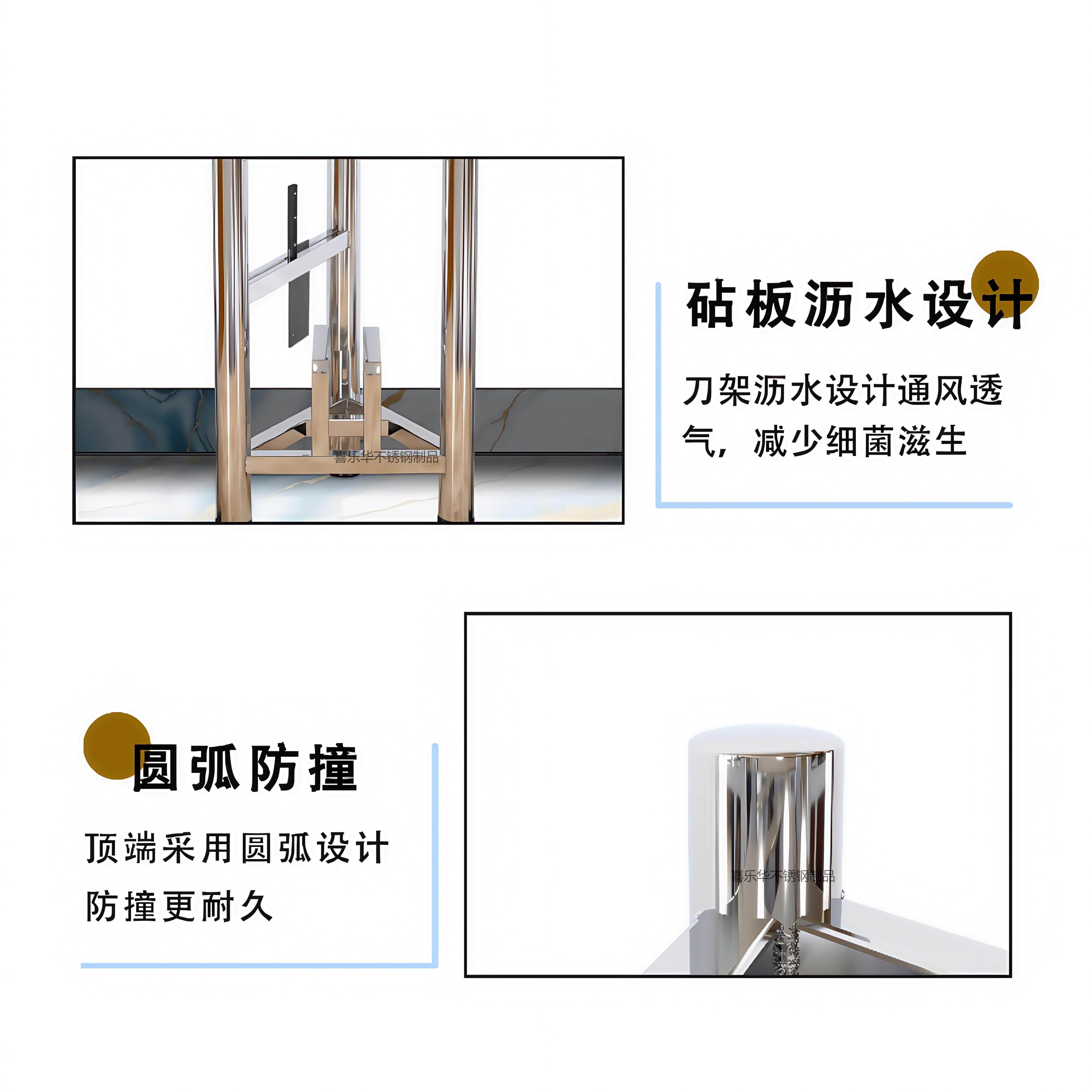 新款不锈钢砧板架家用特厚落地商用砍骨头架子方形剁肉工作台三角