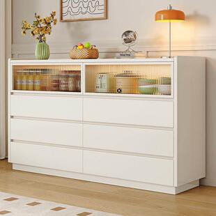 北欧轻奢实木斗柜现代家用收纳柜卧室床尾柜五六七八斗柜客厅储物