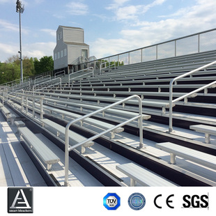 看台金属看台座椅 椅可移动拼装 bleachers户外铝合金座椅 活动拆装