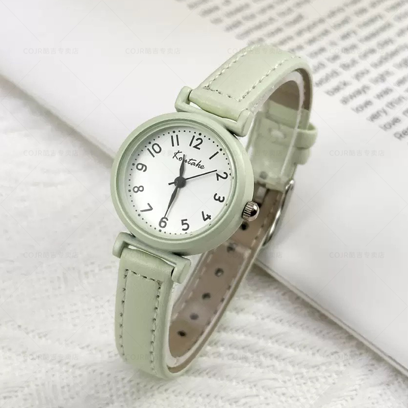 高颜值小众学生手表简约只看时间