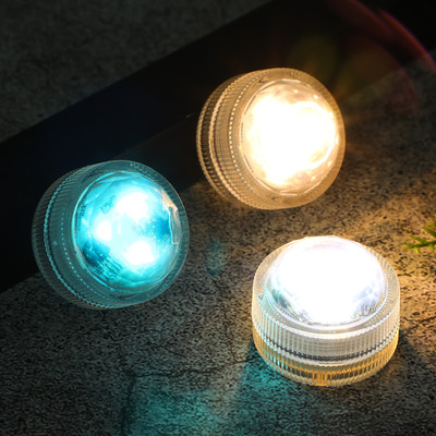 不插电LED迷你电子遥控发光小灯纽扣电池装饰灯少女心创意手办diy