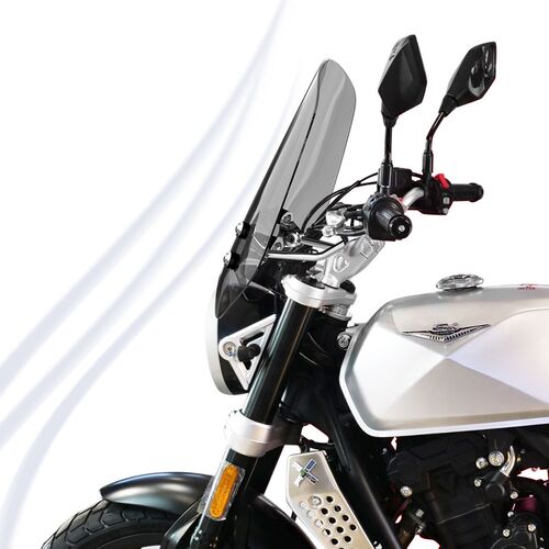 适用于摩托车高金 GK500 GK1200前挡风玻璃太子风挡玻璃改装配件