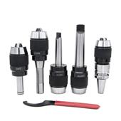 自紧钻夹头R8 MT4 一体式 C20 APU13 摇臂钻炮塔铣自锁式 钻夹头