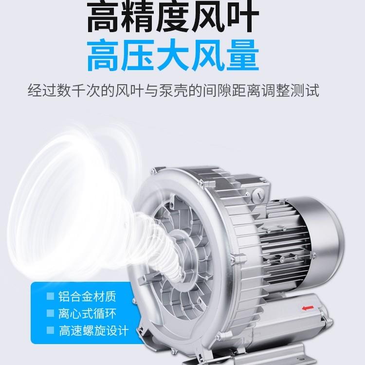 新品晟风高压鼓风机漩涡气泵洗车吹干环形高效洗蛋机HB529-2.2KW