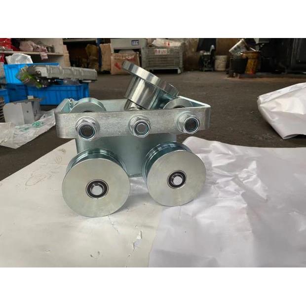 山地单轨轨道大棚果园茶园运输机 农用爬坡多功能运输车配件 滚轮