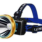 强光头灯LED可充电户外照明手电筒头戴式 夜钓鱼灯大功率矿灯