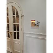 实木插座防护罩墙壁装 饰罩 饰板开关贴纸卧室家居防触电防脏丑装