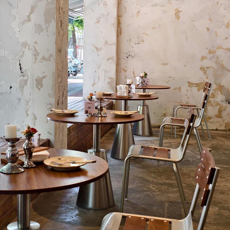 咖啡店桌椅工业风茶几圆桌甜品店奶茶店休闲茶餐厅桌子餐饮商用