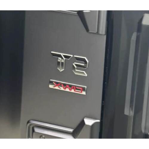 适用奇瑞捷途山海T2 XWD C-DM后标牌标识标贴