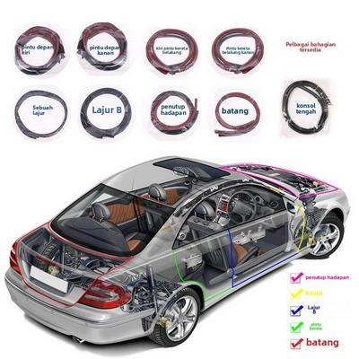 沃尔沃XC60S60S90XC40XC90汽车引擎机盖中控台AB柱车门隔音密封条