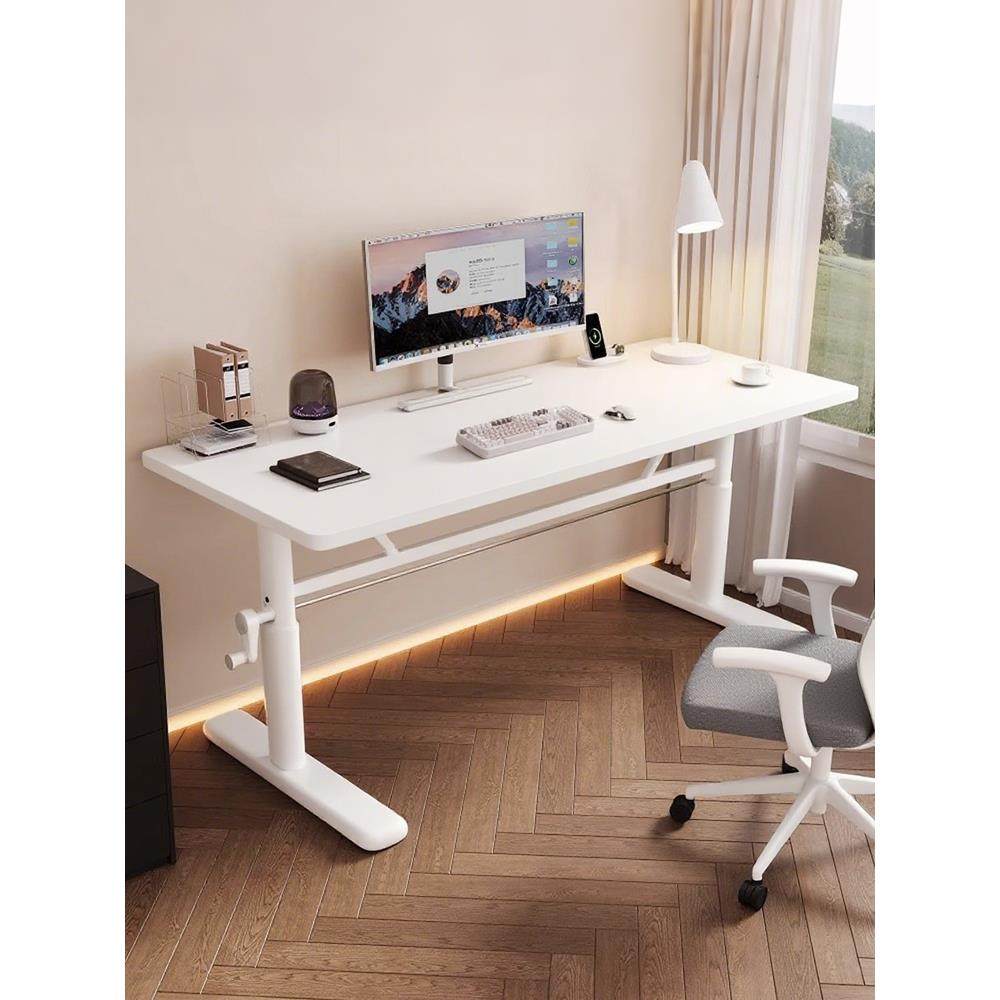 升降桌电脑桌家用学习桌学生写字书桌可升降电竞桌子工作台办公桌