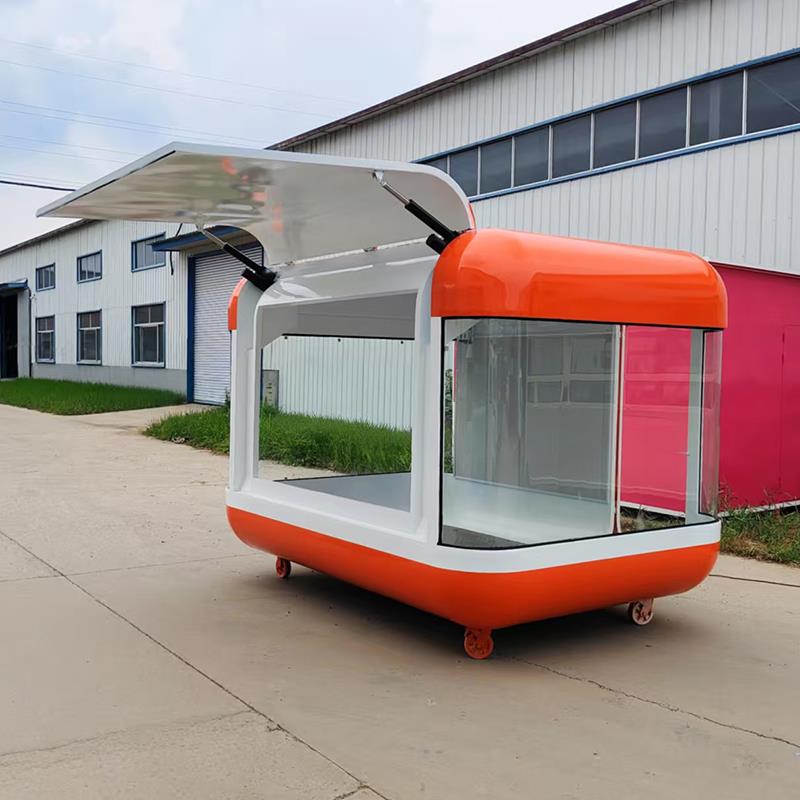 网红餐车美食夜市摆摊咖啡奶茶多功能小吃车风景区商业街移动售卖