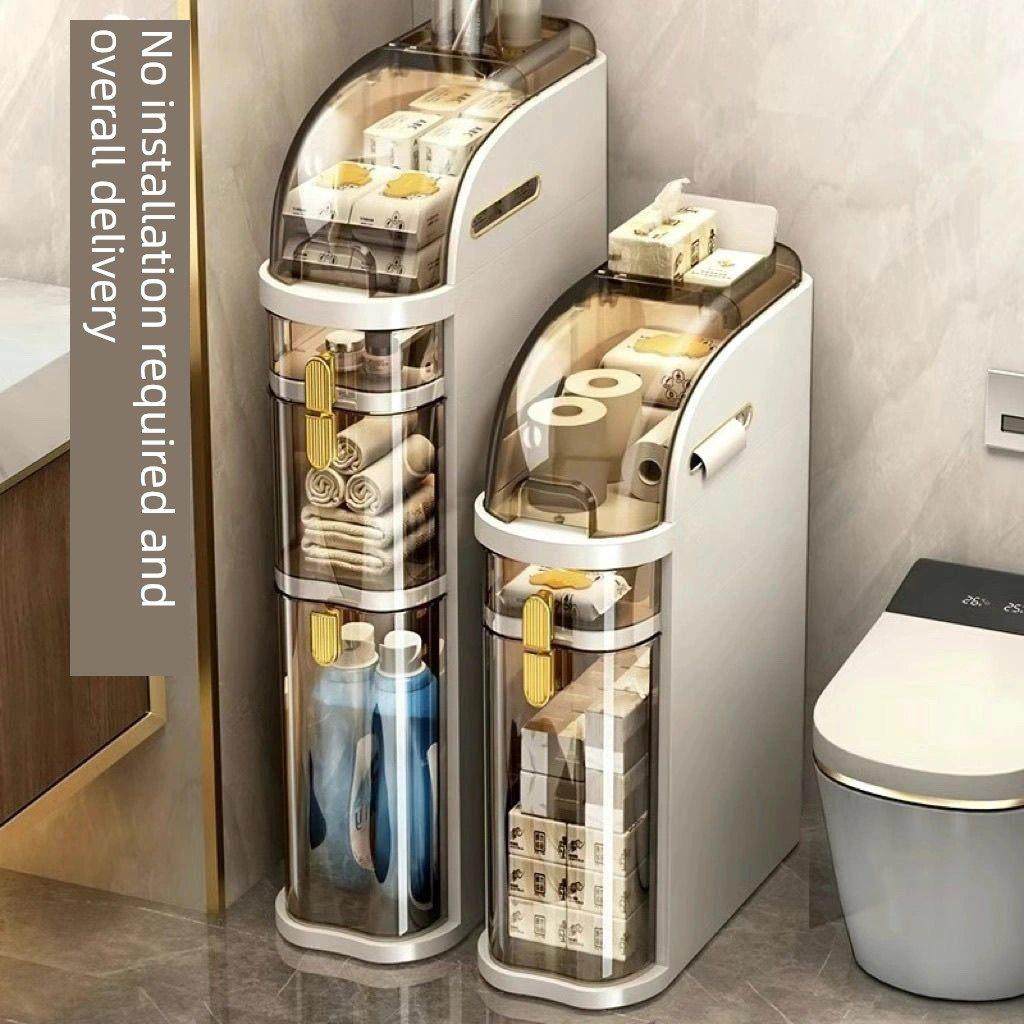 卫生间夹缝收纳柜抽屉式厕所窄缝储物柜塑料浴室缝隙柜超窄窄边柜,收纳整理,收纳柜,淘宝优惠券,粉丝福利购,淘宝优惠卷